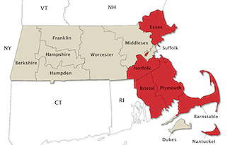 MA County Map