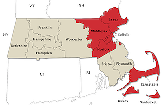 MA County Map