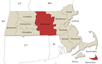 MA County Map