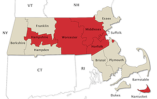 MA County Map